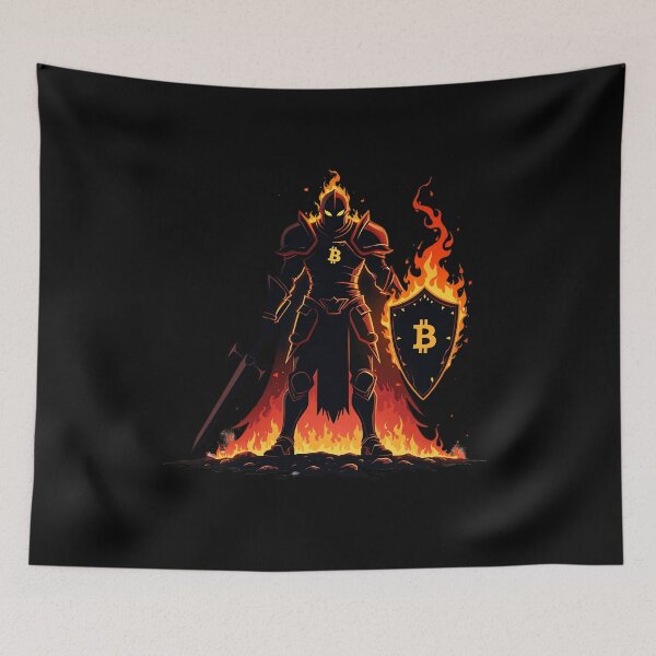 Item preview, Bitcoin Behemoth The Giant of Decentralization designed and sold by RadDeck.
