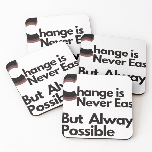 Item preview, Change is never easy but always possible designed and sold by Art is my Voice .