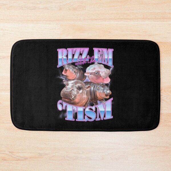 Item preview, Day Gift For  Rizz Em With The Tism For Fan Funny Moo Deng Meme Gift Party Retro Men designed and sold by ChristophPouros.