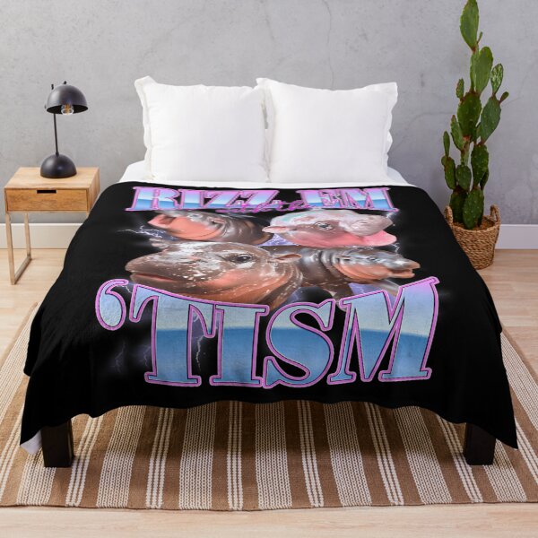 Item preview, Day Gift For  Rizz Em With The Tism For Fan Funny Moo Deng Meme Gift Party Retro Men designed and sold by ChristophPouros.