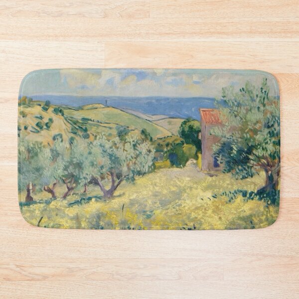 Item preview, Provence, France- French Mediterranean Landscape Painting designed and sold by CARRAANN.