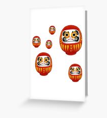 Daruma 2 Greeting Card