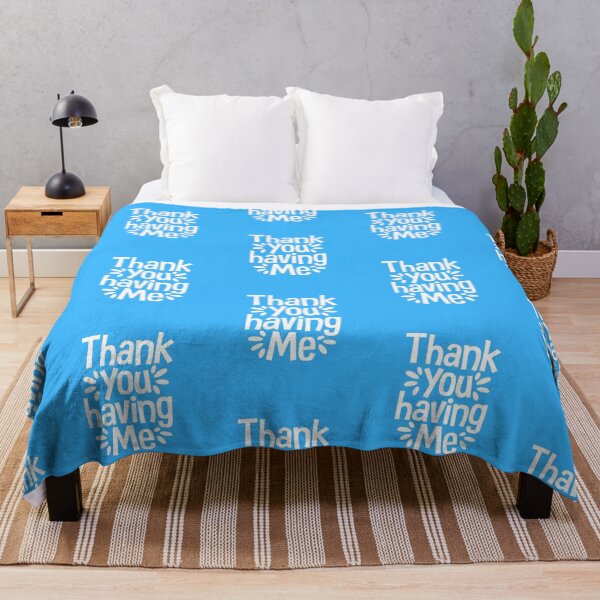 Item preview, Happy Valentine's Day -Thank you having me -Blue background ,brafdesign designed and sold by Brafdesign.