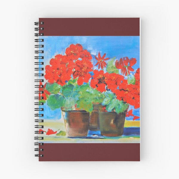 Item preview, Pots of Geraniums designed and sold by AngelaJCartner.