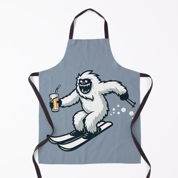 Item preview, Yeti Skiing designed and sold by Funny Vintage Stickers And T-Shirts.