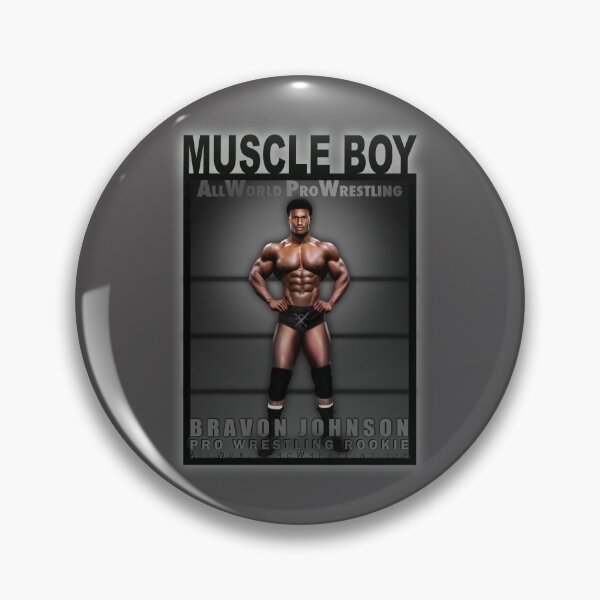 Item preview, BRAVON JOHNSON - MUSCLE BOY - AWPW Rookie Pro Wrestler designed and sold by DavidMonsterInc.