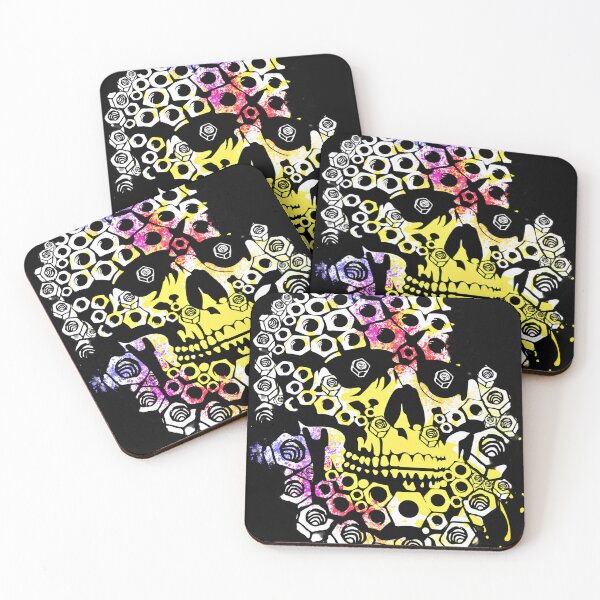 Item preview, The Hex Nut Skull designed and sold by DEZINOMANIA.