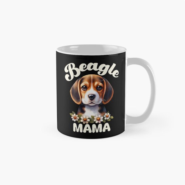 Artikelvorschau, Beagle Mama, Beagle Hund ist Blumen entworfen und verkauft von InspireGlow.