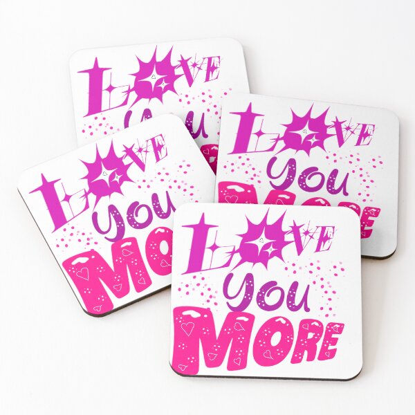 Item preview, Love you more hearts and dots designed and sold by MsArtyCrafts.