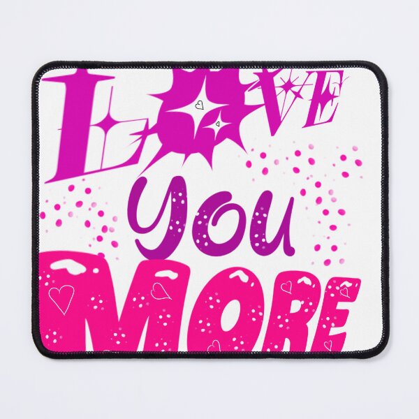Item preview, Love you more hearts and dots designed and sold by MsArtyCrafts.