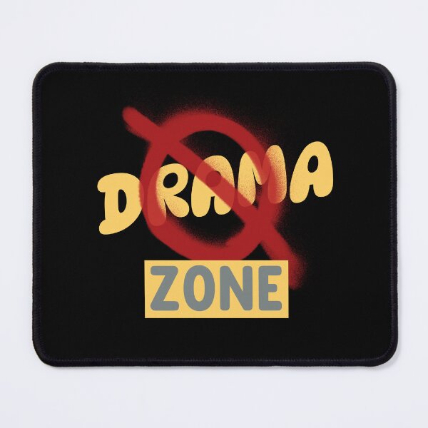 Item preview, No Drama Zone Funny Sarcastic designed and sold by HeavenlyHuesStudio.