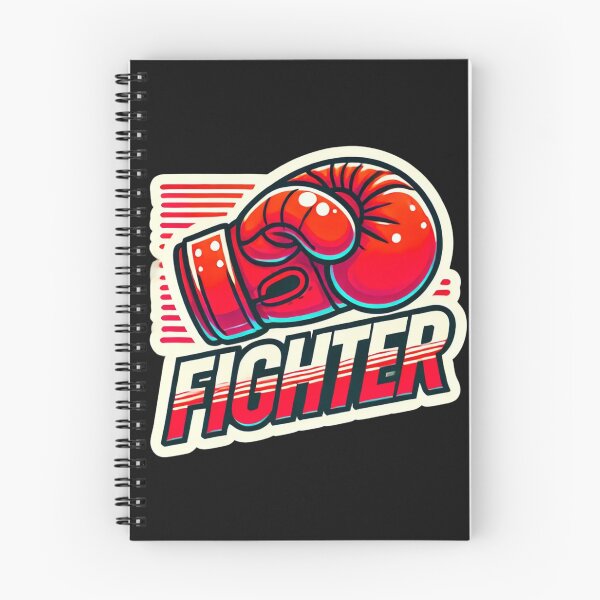Item preview,  "Boxing Glove Sticker with Fighter Text" designed and sold by ForFamily1120.