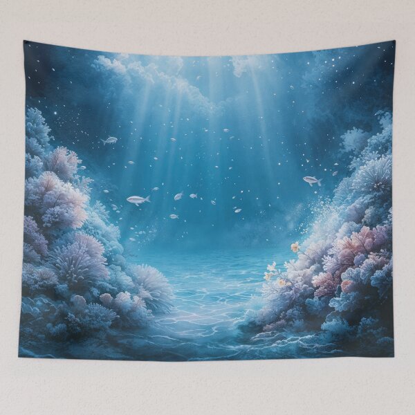 Item preview, Heavenly Light Over the Coral Sanctuary designed and sold by AshiraCreations.