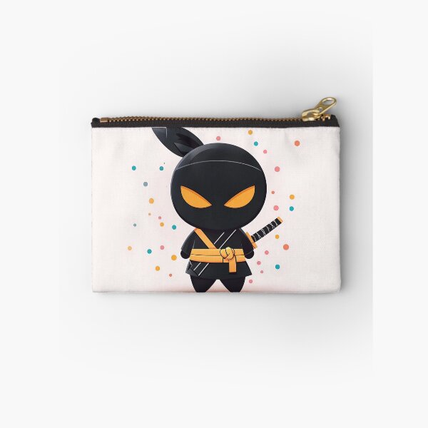 Item preview, Cute Ninja Cartoon Vector Art designed and sold by GoldenTealArts.