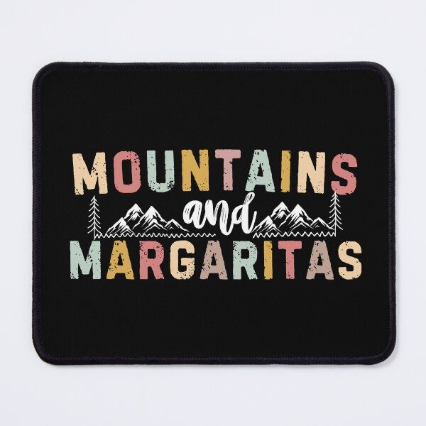 Item preview, Mountains and Margaritas Drinking Hiking Nature Trees T-Shirt designed and sold by SunfullyYours.