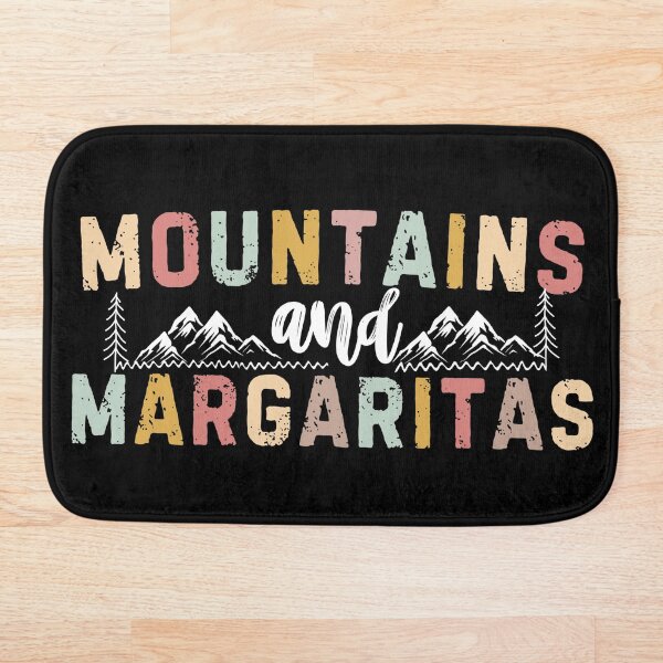 Aperçu de l'œuvre T-shirt Montagnes et Margaritas Boire Randonnée Nature Arbres créée et vendue par SunfullyYours.