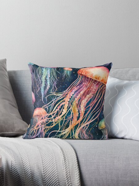 Artikel-Vorschau von Regenbogen Aquarell Meer der Quallen, designt und verkauft von ScorpioSunStudio.