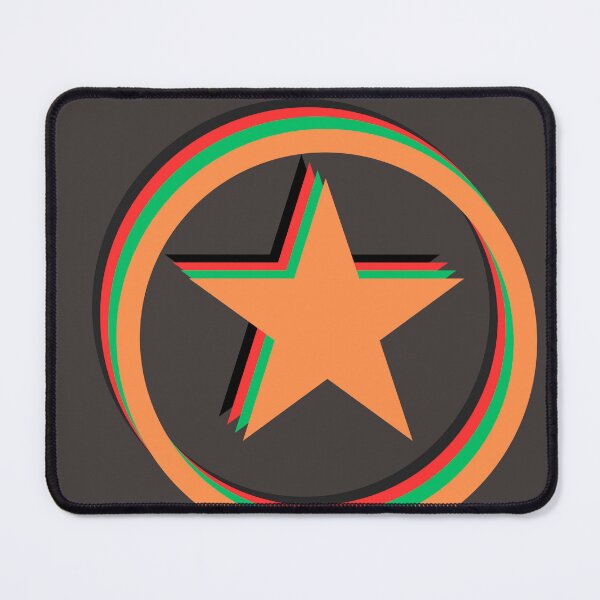 Item preview, Star inside a Circle, Tri-Color Pentacle designed and sold by FroggyFly Designs.