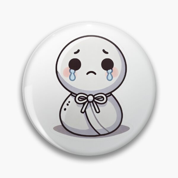 Item preview, "Sad Teru Teru Bozu Sticker Design" designed and sold by ForFamily1120.