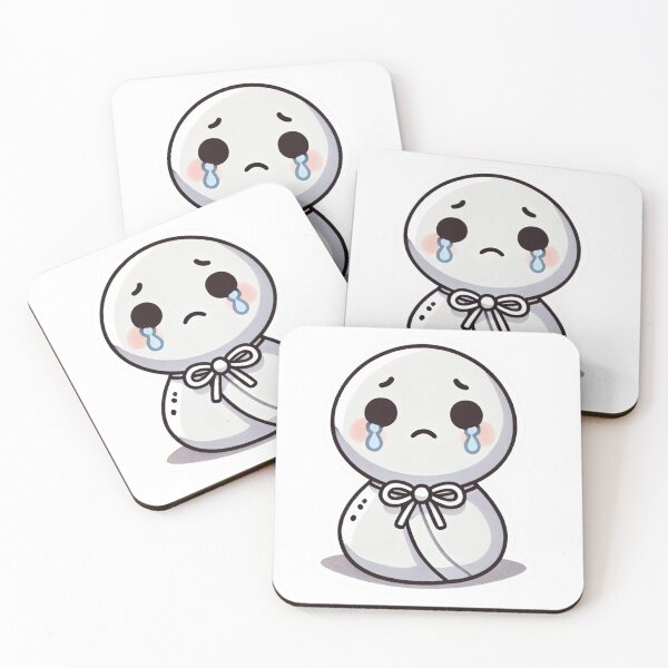 Item preview, "Sad Teru Teru Bozu Sticker Design" designed and sold by ForFamily1120.