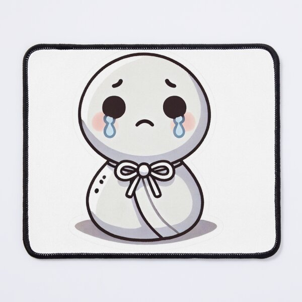 Item preview, "Sad Teru Teru Bozu Sticker Design" designed and sold by ForFamily1120.