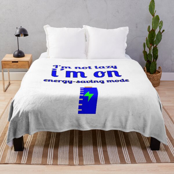 Item preview, I'm not lazy, I'm on energy-saving mode designed and sold by Fleetwood1994.