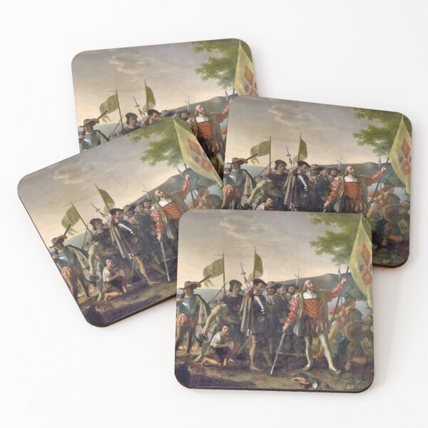 Item preview, Landing of Columbus - Historic US Capitol Rotunda Art by John Vanderlyn designed and sold by Under-TheTable.