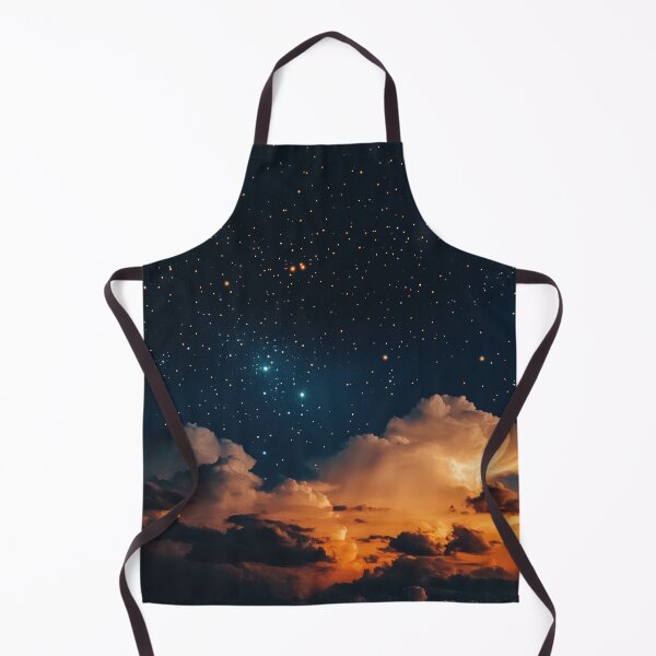 Item preview, Mesmerizing Starry Night Sky with Glowing Clouds designed and sold by kriszlvn.