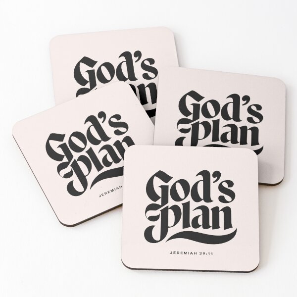 Item preview, God’s Plan Jeremiah 29:11 | Calligraphy Bible Verses Christian Faith Inspirational Design designed and sold by  KnitLuv.