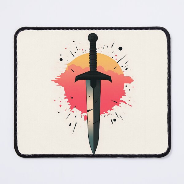 Item preview, Minimalist Sword Vector Illustration designed and sold by GoldenTealArts.