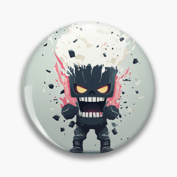 Item preview, Exploding Head Golem Vector Illustration designed and sold by GoldenTealArts.