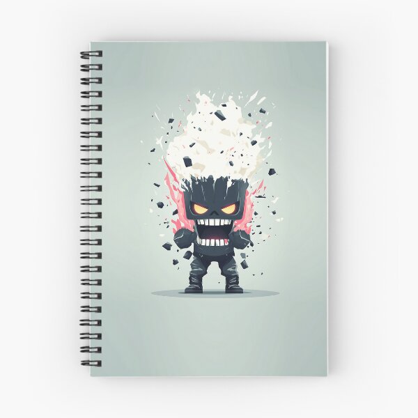 Item preview, Exploding Head Golem Vector Illustration designed and sold by GoldenTealArts.