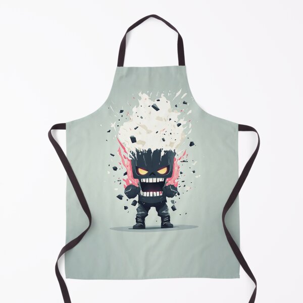 Item preview, Exploding Head Golem Vector Illustration designed and sold by GoldenTealArts.