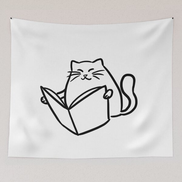 Item preview, Book cat designed and sold by Zinleywolf.