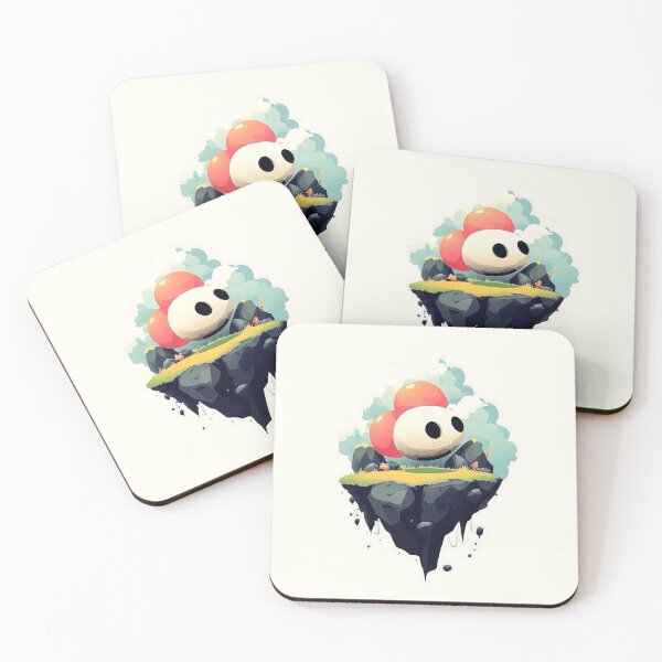 Item preview, Floating Island With Mushroom Character designed and sold by GoldenTealArts.