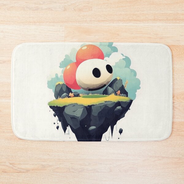 Item preview, Floating Island With Mushroom Character designed and sold by GoldenTealArts.