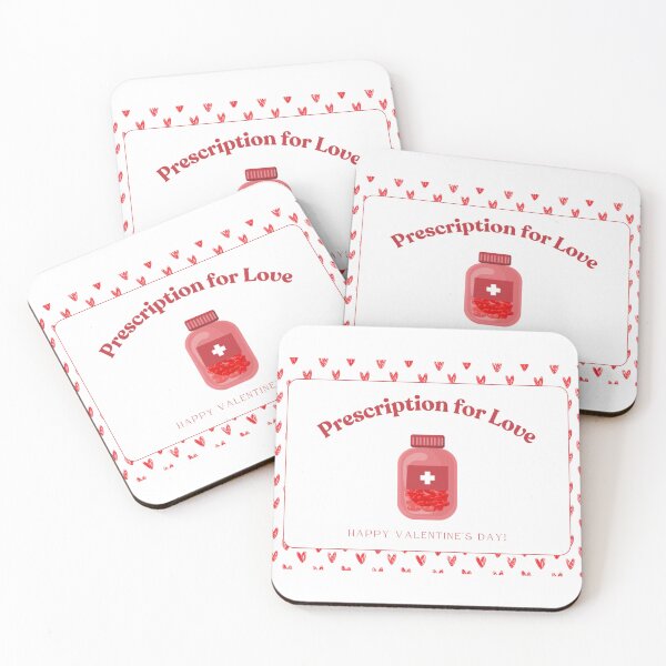 Item preview, Prescription for Love. Funny valentine's day shirt for doctors, nurses, pharmacists, healthcare works designed and sold by catthemedic.
