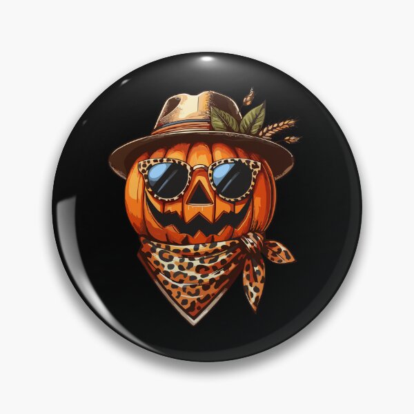Item preview, Pumpkin Wearing Leopard Scarf Animal Wearing Sunglasses designed and sold by Artistoos.