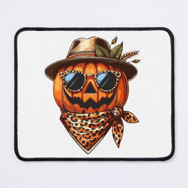 Item preview, Pumpkin Wearing Leopard Scarf Animal Wearing Sunglasses designed and sold by Artistoos.