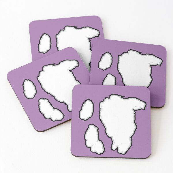 Item preview, Big White Cow Pattern | Violet Cowhide Pattern designed and sold by PatternPen.