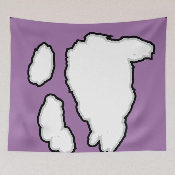 Item preview, Big White Cow Pattern | Violet Cowhide Pattern designed and sold by PatternPen.