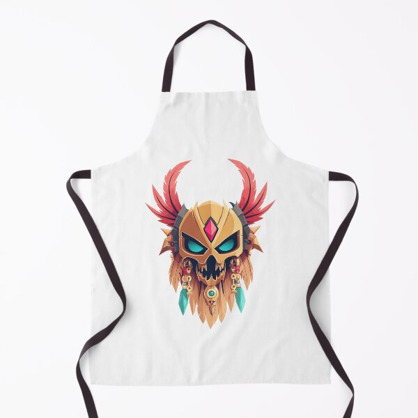 Item preview, Golden Skull Mask Vector Illustration designed and sold by GoldenTealArts.