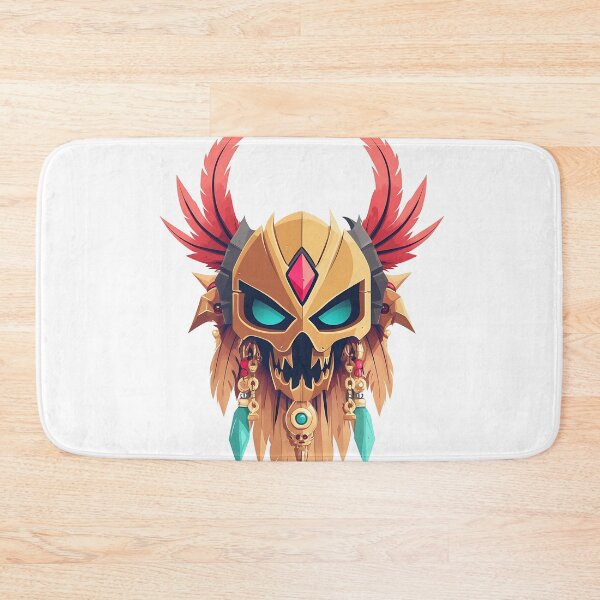Item preview, Golden Skull Mask Vector Illustration designed and sold by GoldenTealArts.