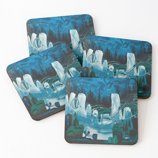 Item preview, Nature blue captivating abstract art  designed and sold by shokA Design.