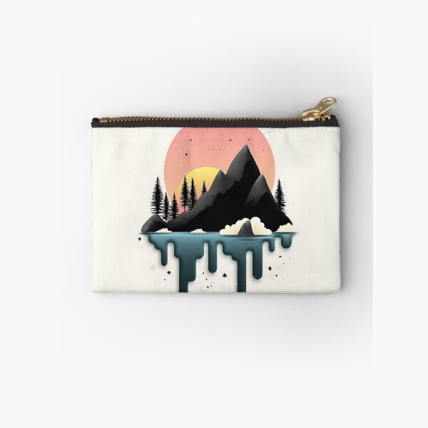 Item preview, Minimalist Mountain Landscape Vector Logo designed and sold by GoldenTealArts.