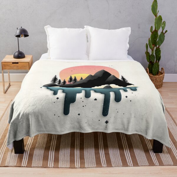Item preview, Minimalist Mountain Landscape Vector Logo designed and sold by GoldenTealArts.