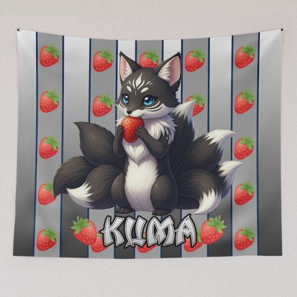 Item preview, Kuma (Strawberry Blast) designed and sold by Kitsune Merchant.