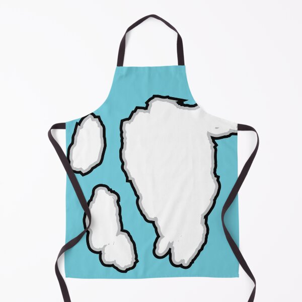 Aperçu de l'œuvre Motif vache blanche | Motif peau de vache bleu clair créée et vendue par PatternPen.