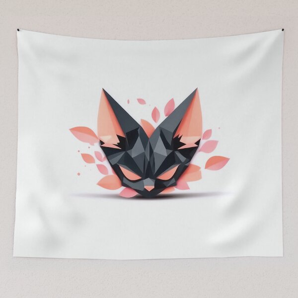 Item preview, Minimalist Cat Head Logo Design designed and sold by GoldenTealArts.