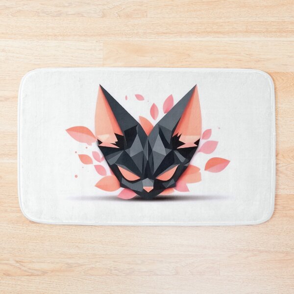Item preview, Minimalist Cat Head Logo Design designed and sold by GoldenTealArts.